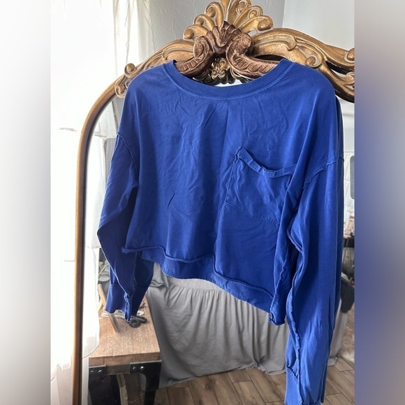 Free People Women’s Austin Relaxed Cozy Fit Long  Sleeve Top - Size M​ - Picture 4 of 7